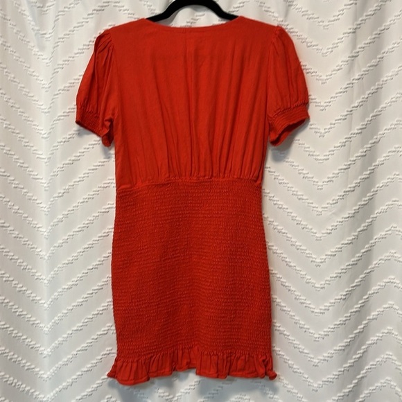 Free People Smocked Body Con Mini Dress - Picture 2 of 4